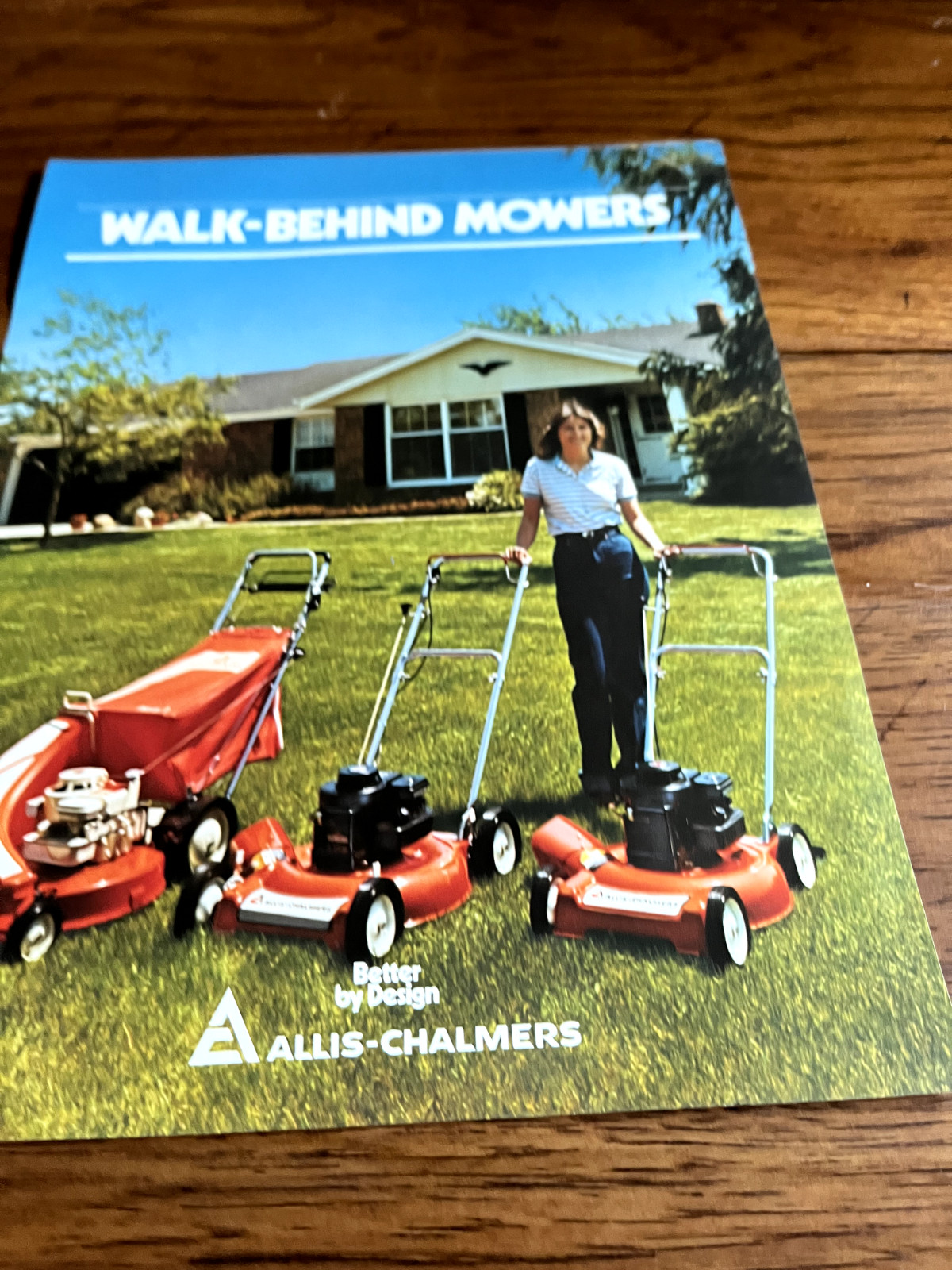 Allis Chalmers Walk Behind Mowers For 1982 Brochure FCCA ver3