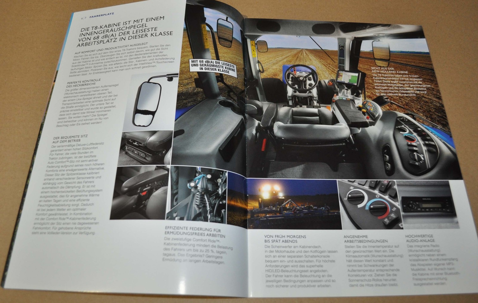 2015 New Holland T8 Series Tractor Brochure Prospekt DE