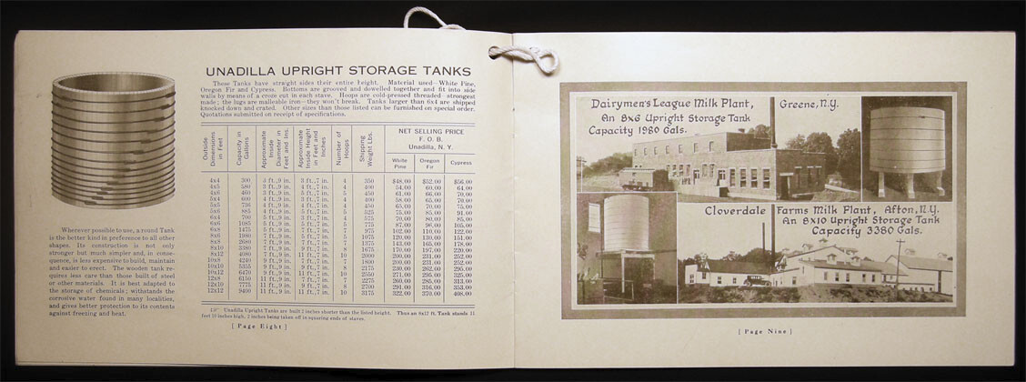 CIRCA 1918 UNADILLA SILO COMPANY NEW YORK CATALOG ILLUSTRATED INSTALLATIONS