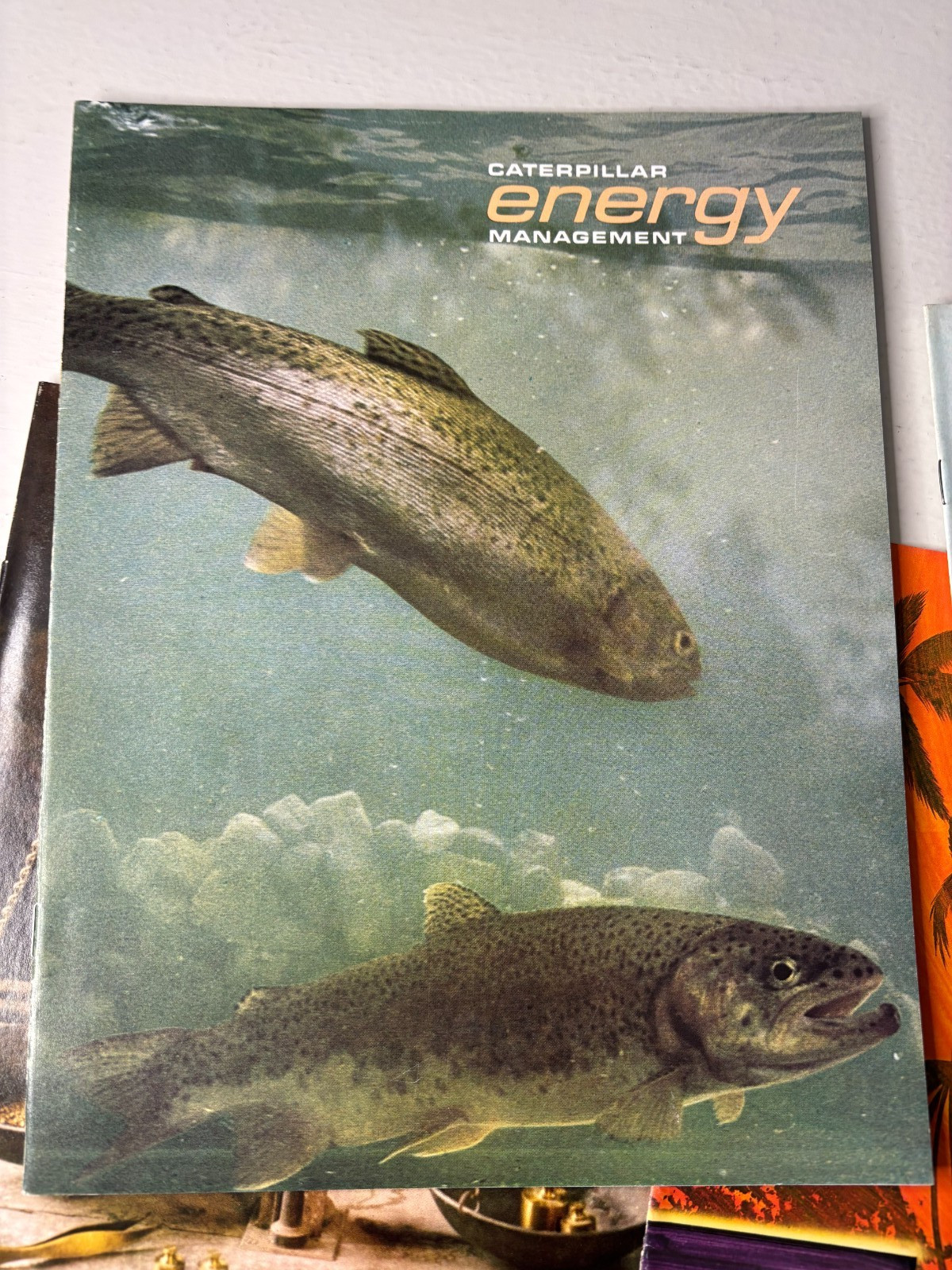 Caterpillar CAT Energy Management Brochure Lot of 6 Vintage Circa 1970 70s