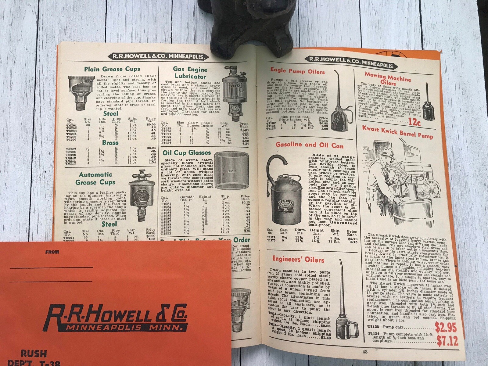 1938 R. R. Howell & Co. Thresher And Power Farming Supplies, Sawmill Catalog