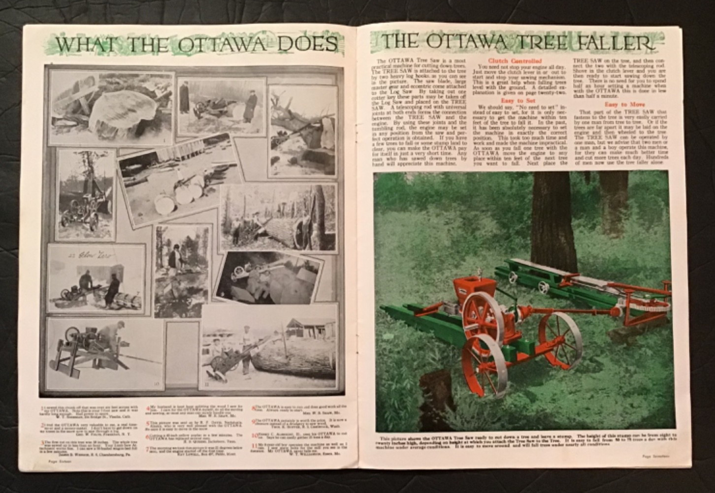 CIRCA 1920S OTTAWA SAW SALES CATALOG, OTTAWA, KANSAS