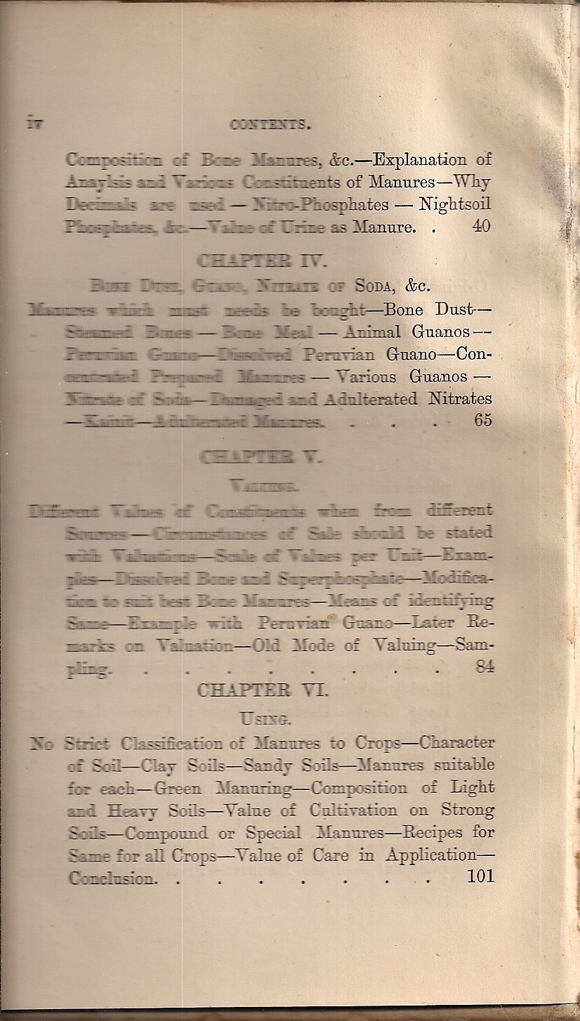 Artificial Manures Book-How To Make,Buy,Value,and Use-1878!!!