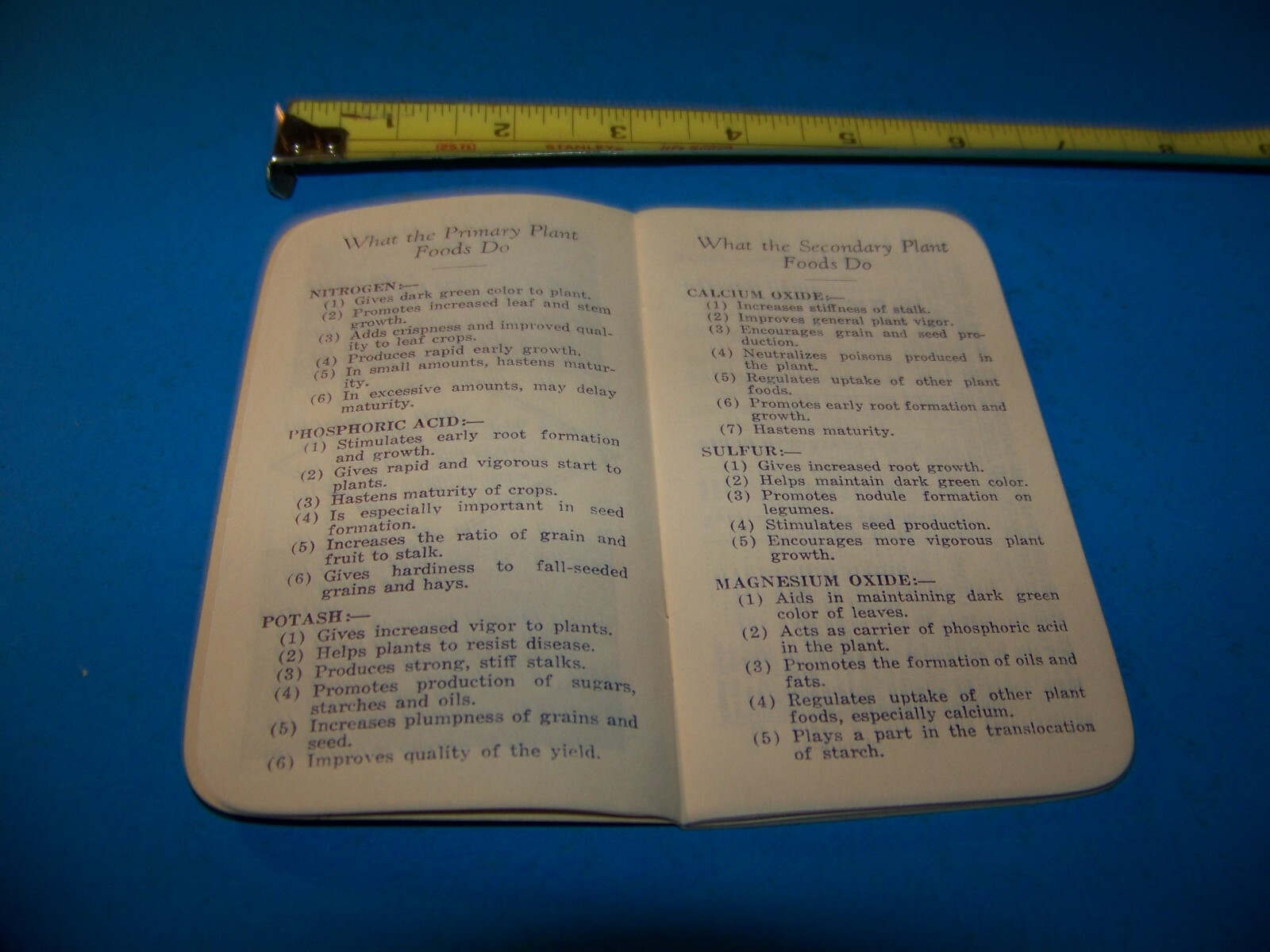 Royster Fertilizer « Daily Reminder » Memo Booklet 1954 F.S. Royster Guano Comp.