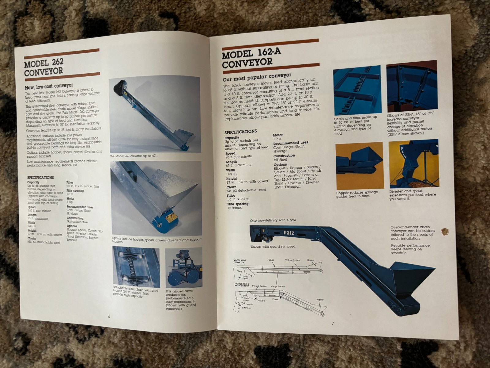 Patz Feeding Systems For 1983 Brochure DCPA26