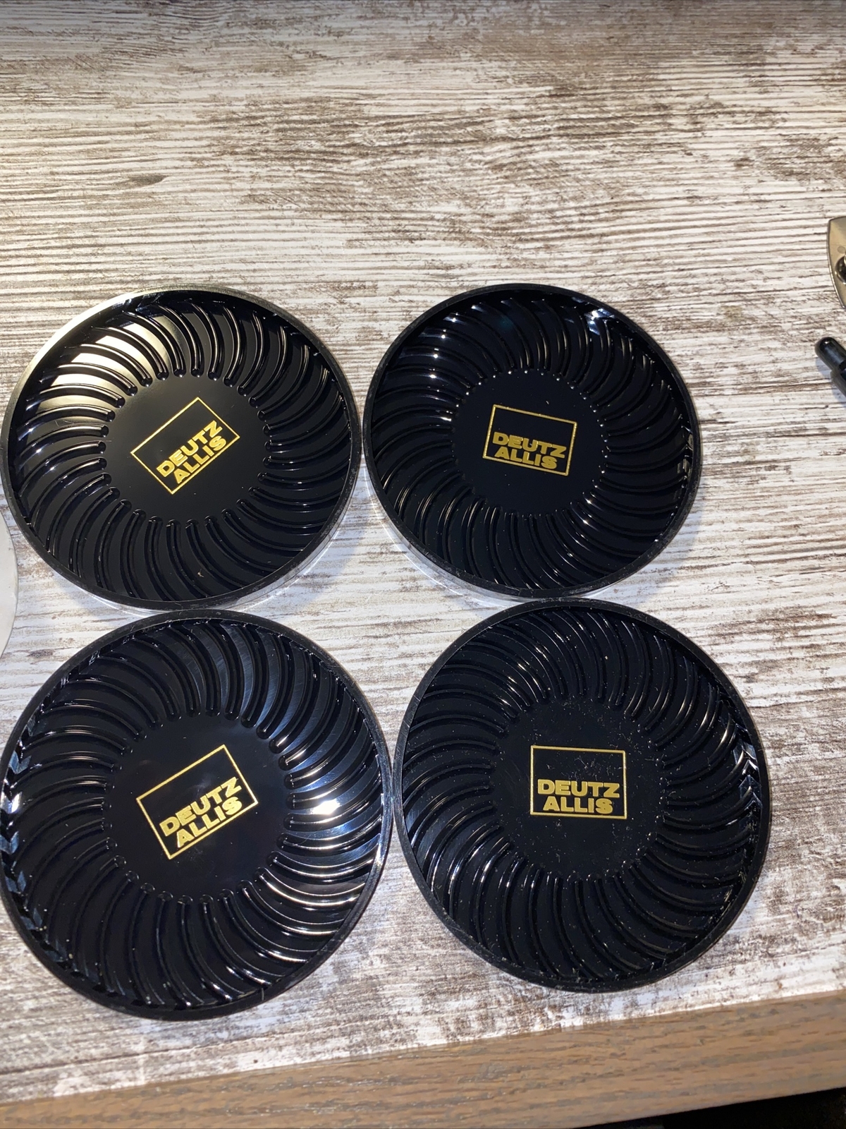 Deutz Allis Plastic Coaster Set Of 4 New In The Package Agco