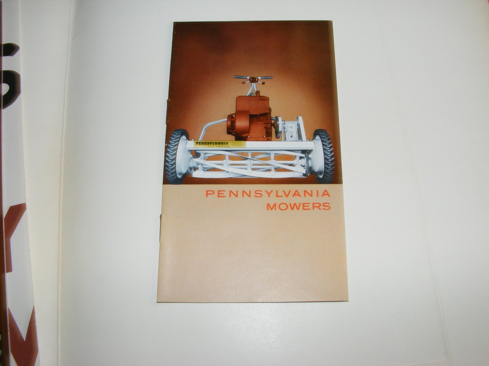 1962 Pennsylvania Mowers Advertising Folder , Sales Broshures Catalog NICE COND