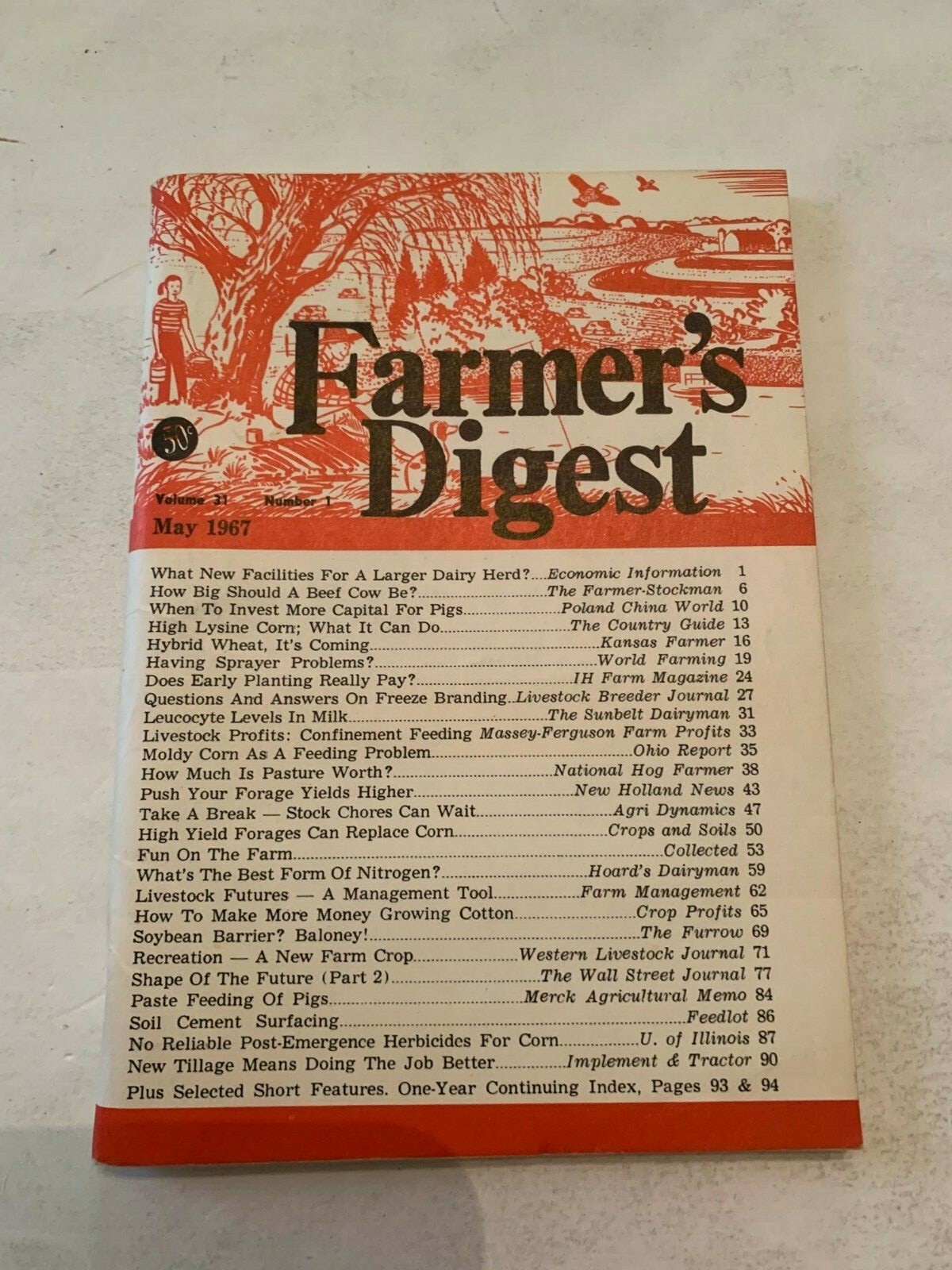 May 1967 Farmers Digest Magazine New Facilities For A Larger Dairy Herd