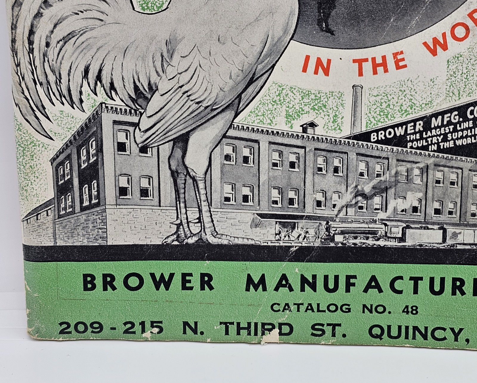 1938 BROWER MANUFACTURING CATALOG No. 48 Poultry Supplies Equipment Ranching USA