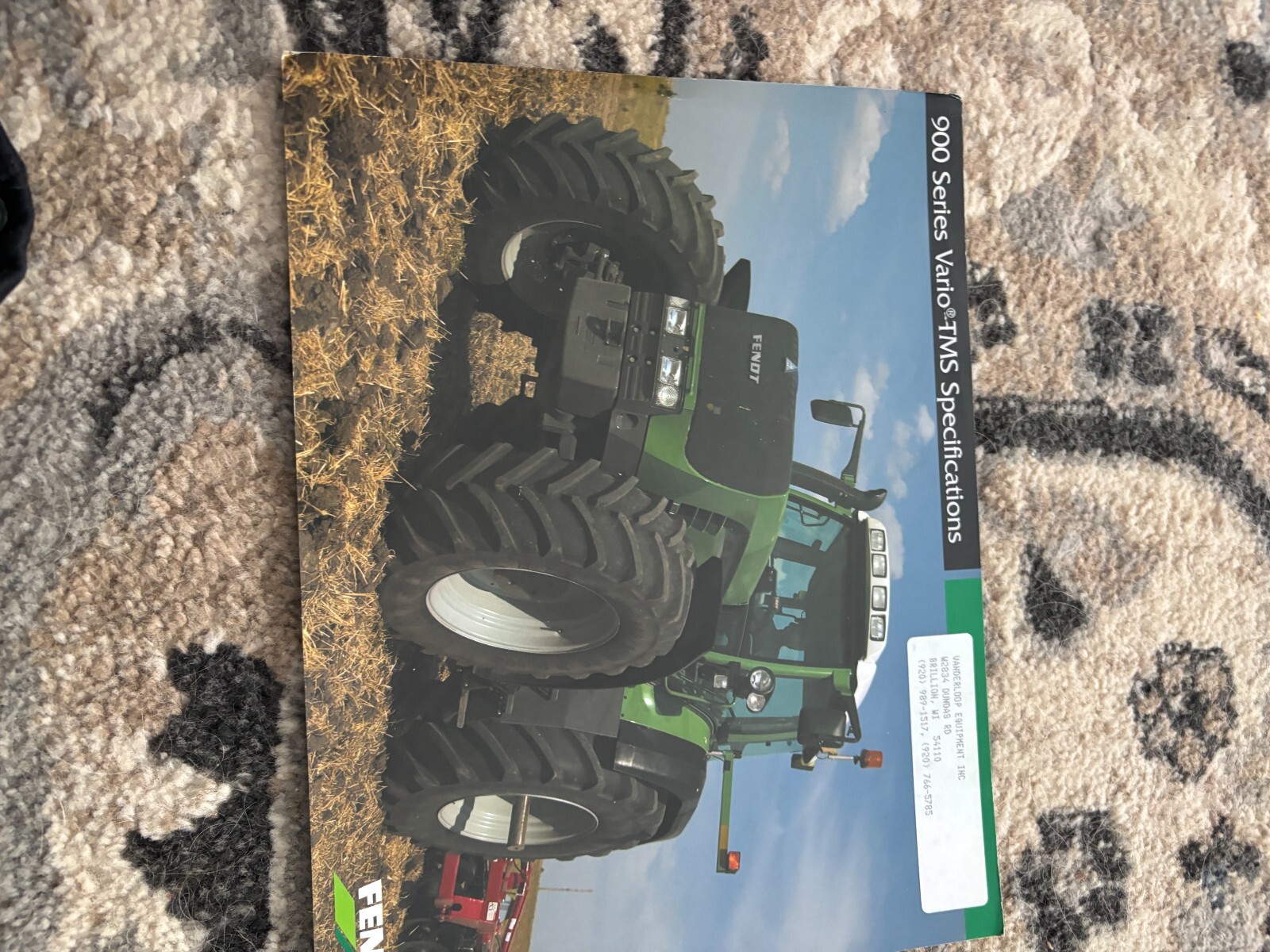 Fendt 900 Vario TMS Series Tractor Brochure FCCA25 ver2