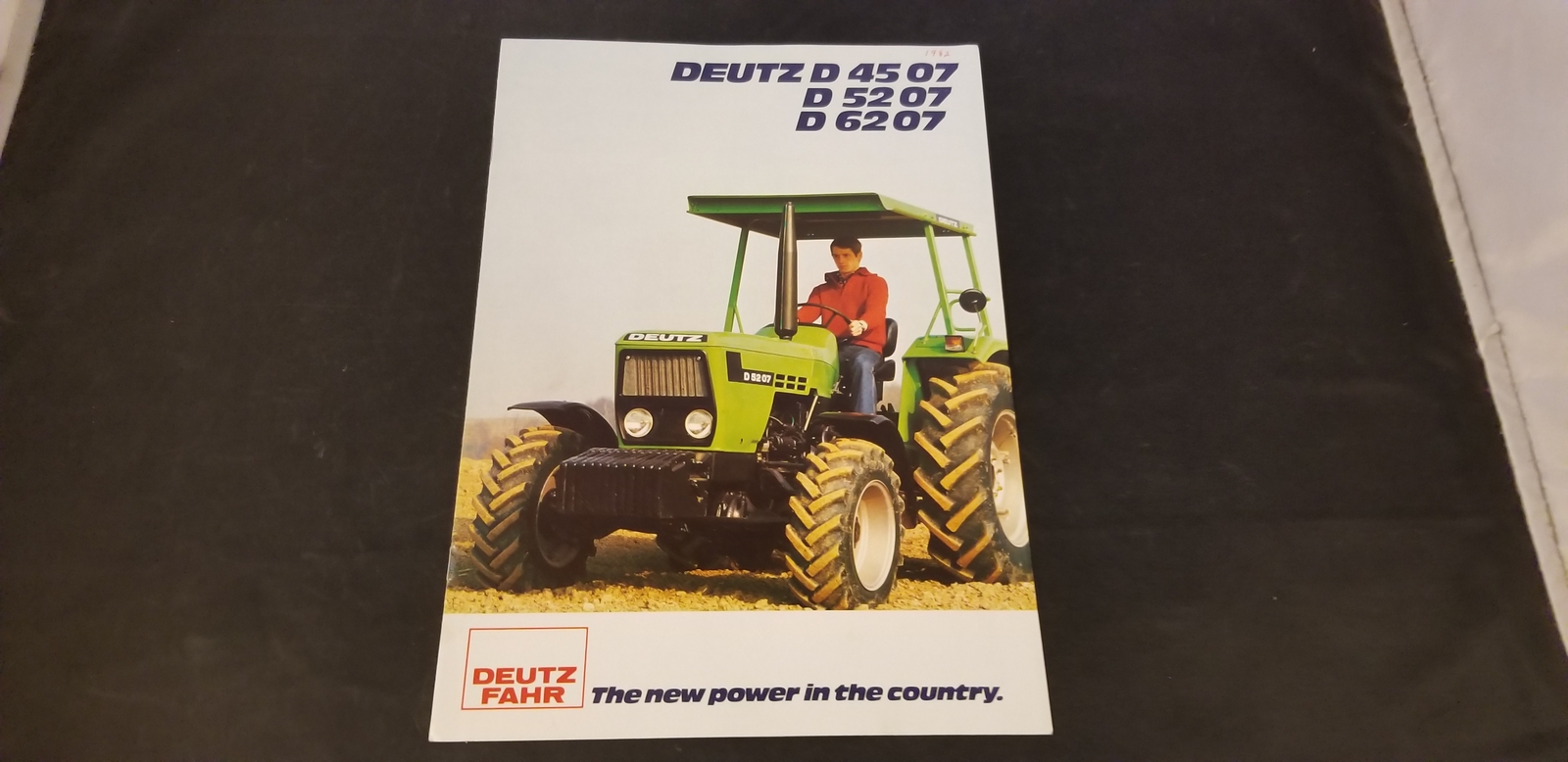 1980 Deutz Fahr Deutz D 45 07, D 52 07, D 62 07 Tractor Sales Brochure Germany