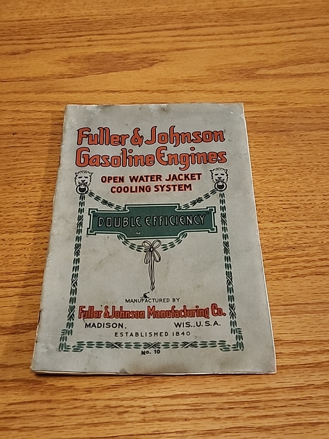Fuller Johnson Double Efficiency Gasoline Engines Madison WI