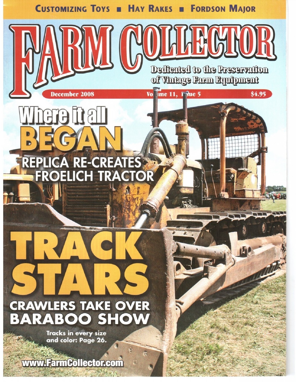 FROELICH replica, Fordson Major Model F, Hay Rake Devel
