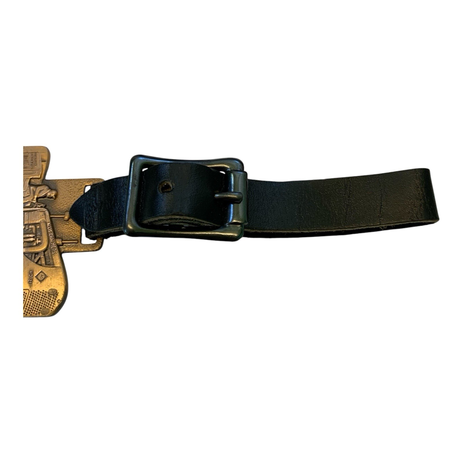 AC Allis Chalmers Equipment FOB Leather Strap Agriculture Farm Tractor Metal
