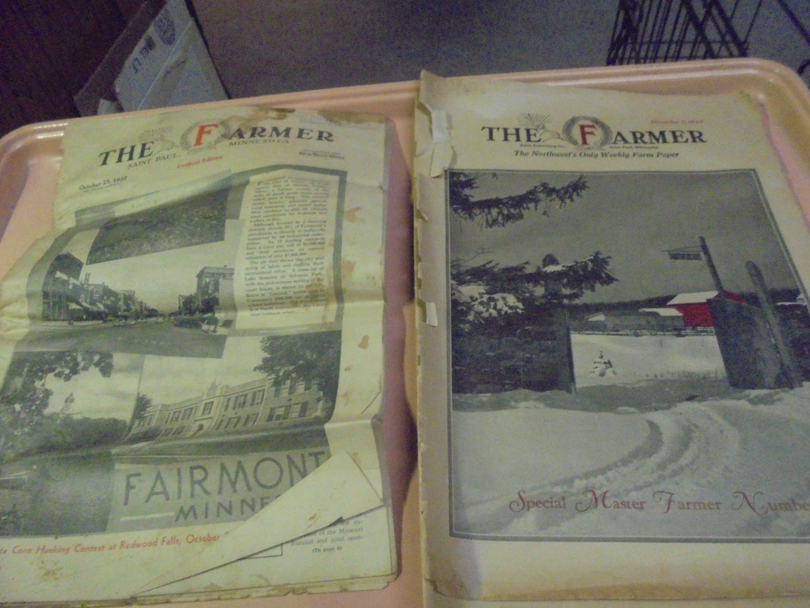 Vintage Lot of 11 The Farmer Magazine General Edition 1928-1948 1936