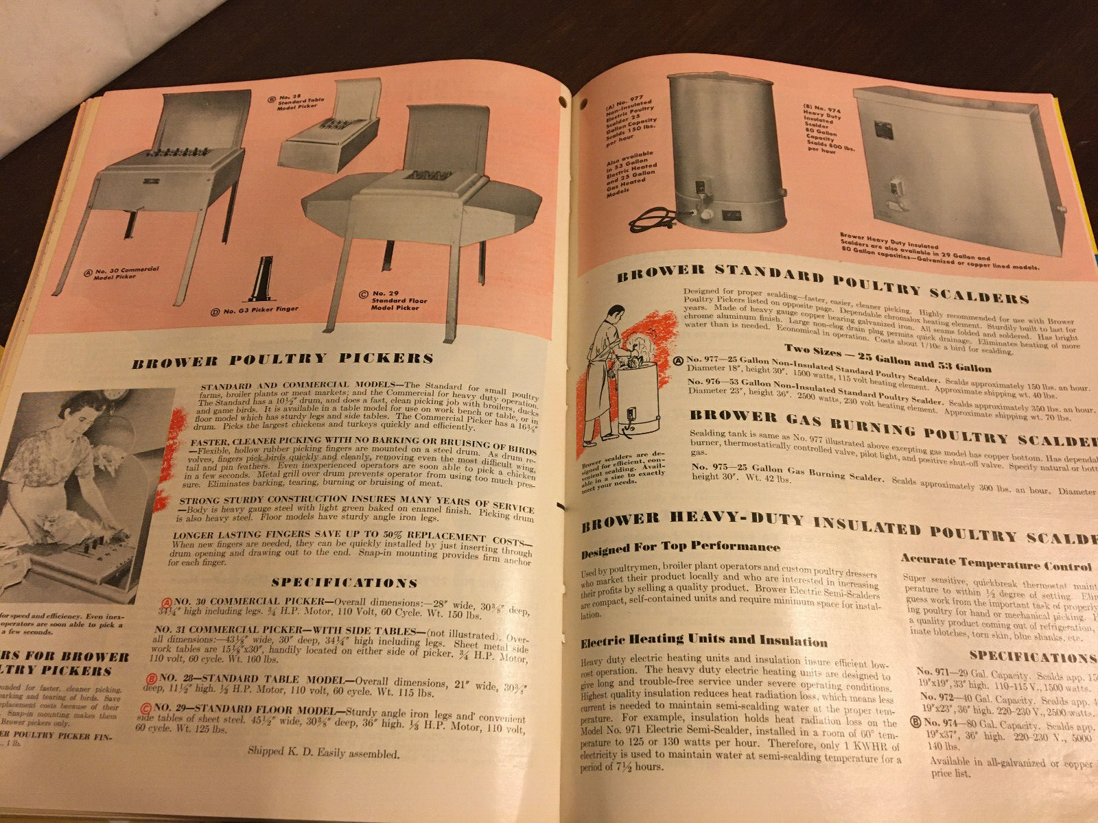 Brower Catalog 67, 1956, Poultry & Hog Supplies Book, Never used w envelope
