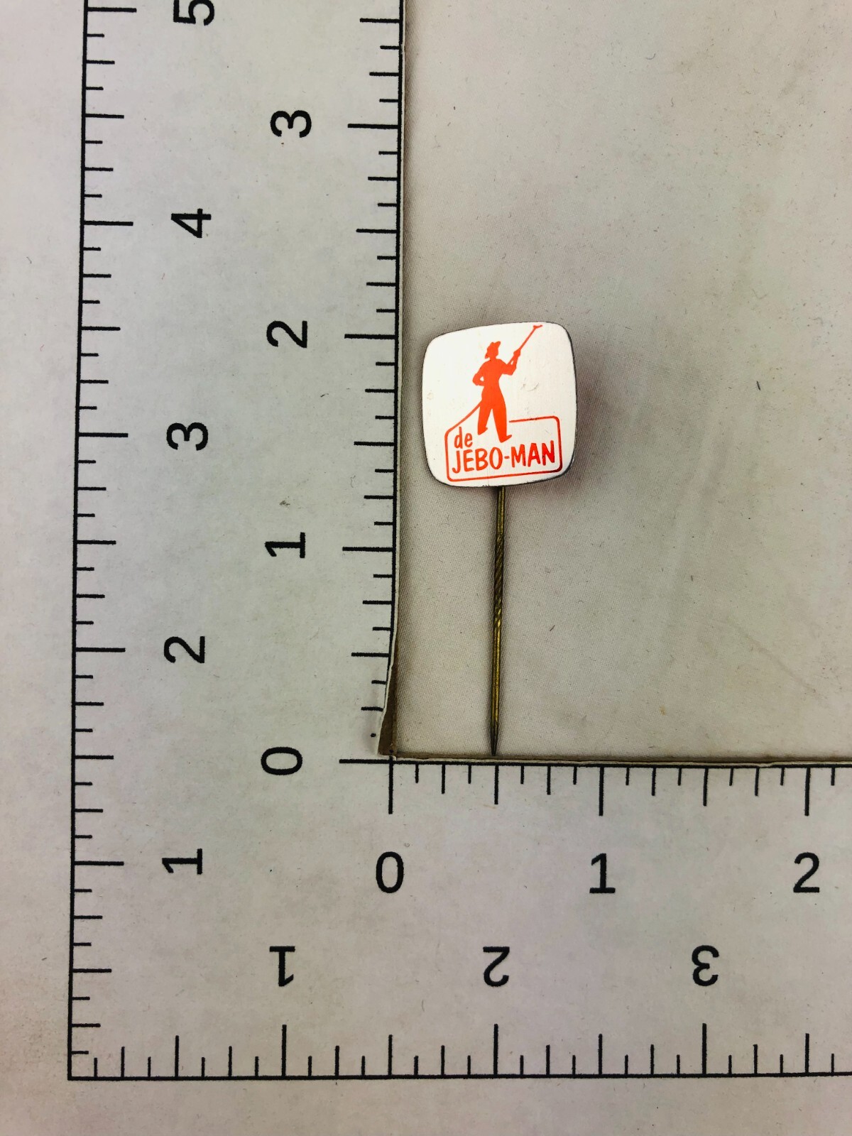 De Jebo-Man 1960s Lapel Pin Farming Machinery Manufacturer Marque Logo *J7h
