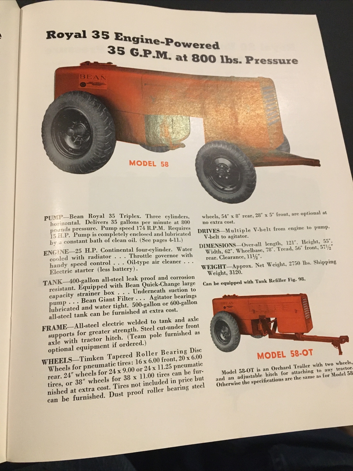 1940s? John Bean Sprayers Catalog Lansing Michigan Very Scarce!!