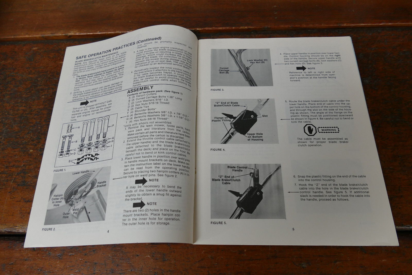 1983 Coast to Coast Owner&rsquo;s Manual 20” Rotary Lawn Mower Model # 114-074-054