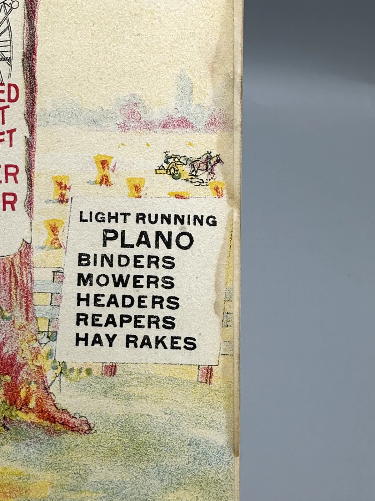 1897 PLANO Farm HARVESTING Machinery CATALOG Advertising ANTIQUE Harvester