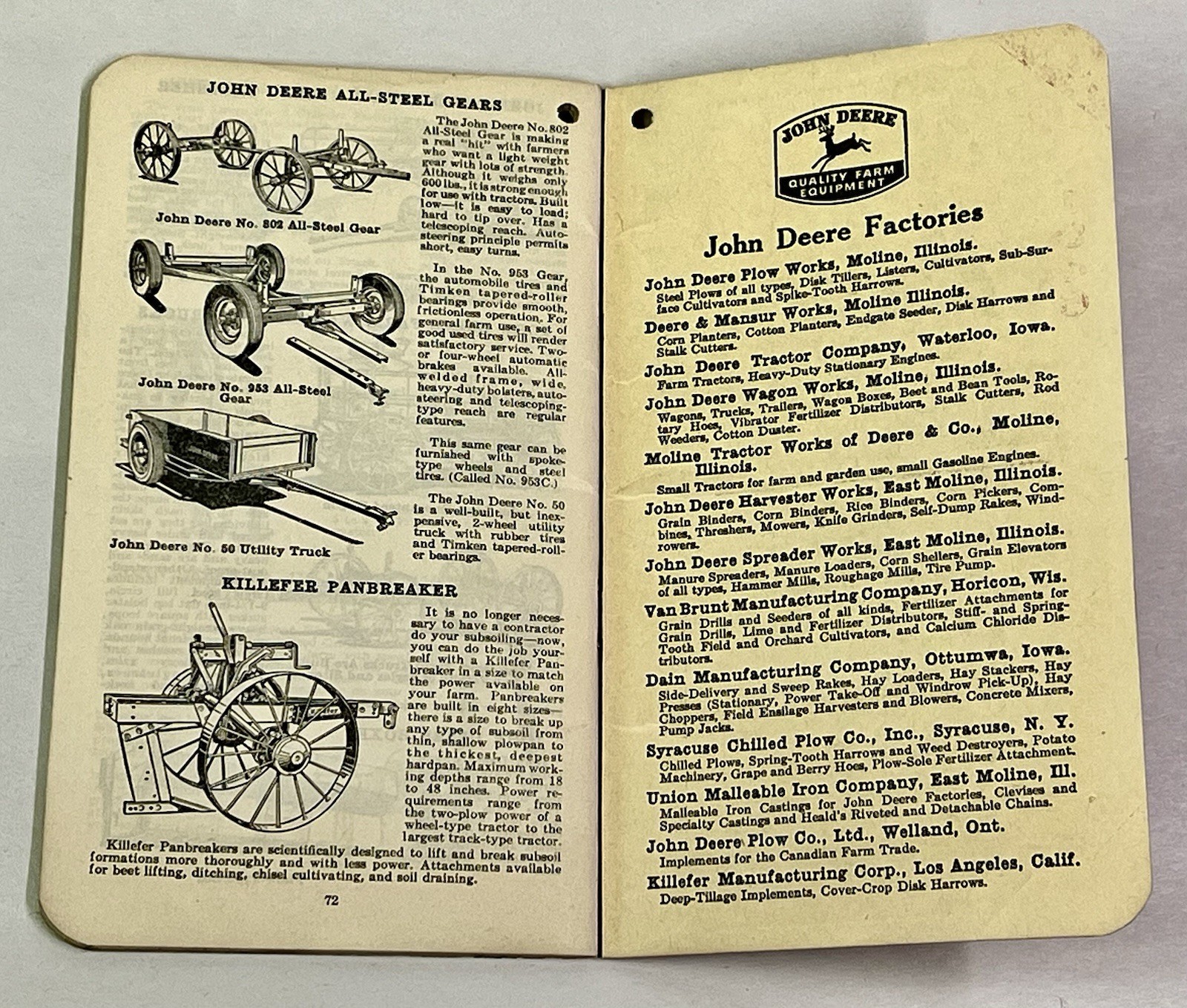 Vintage 1946 1947 Farmers Pocket Ledger Book Farm Service Arcanum Ohio Calendar