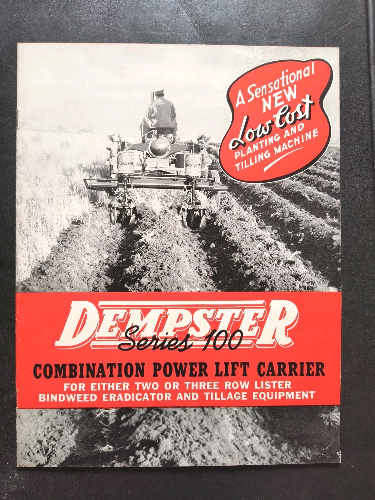 1930s Dempster Tractor Combination Power Lift Carrier Series 100 Brochure Farm
