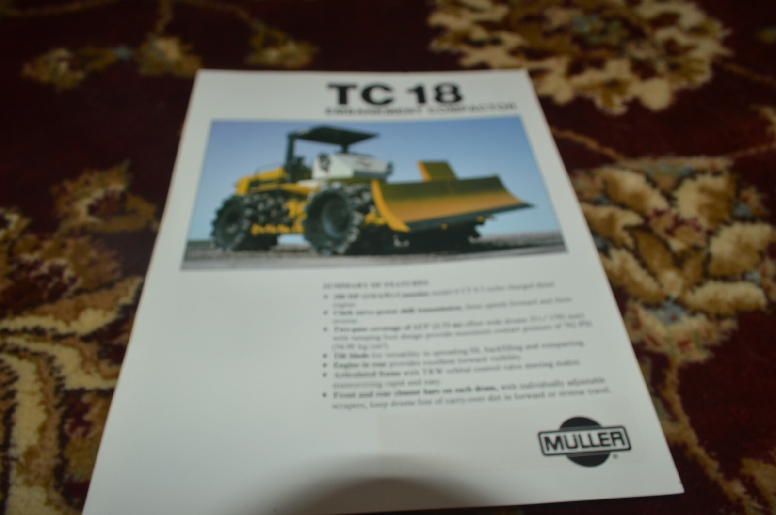 Muller TC18 Embankment Compactor Brochure FCCA