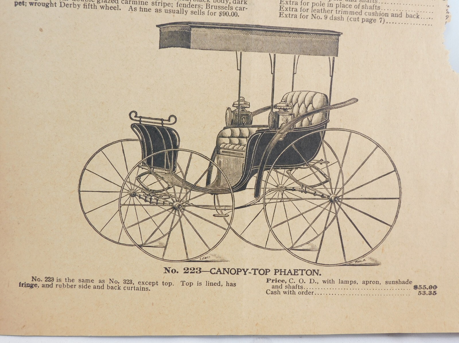 1897 Carriage And Harness Catalog Elkhart Indiana with PRICES Antique Brochure