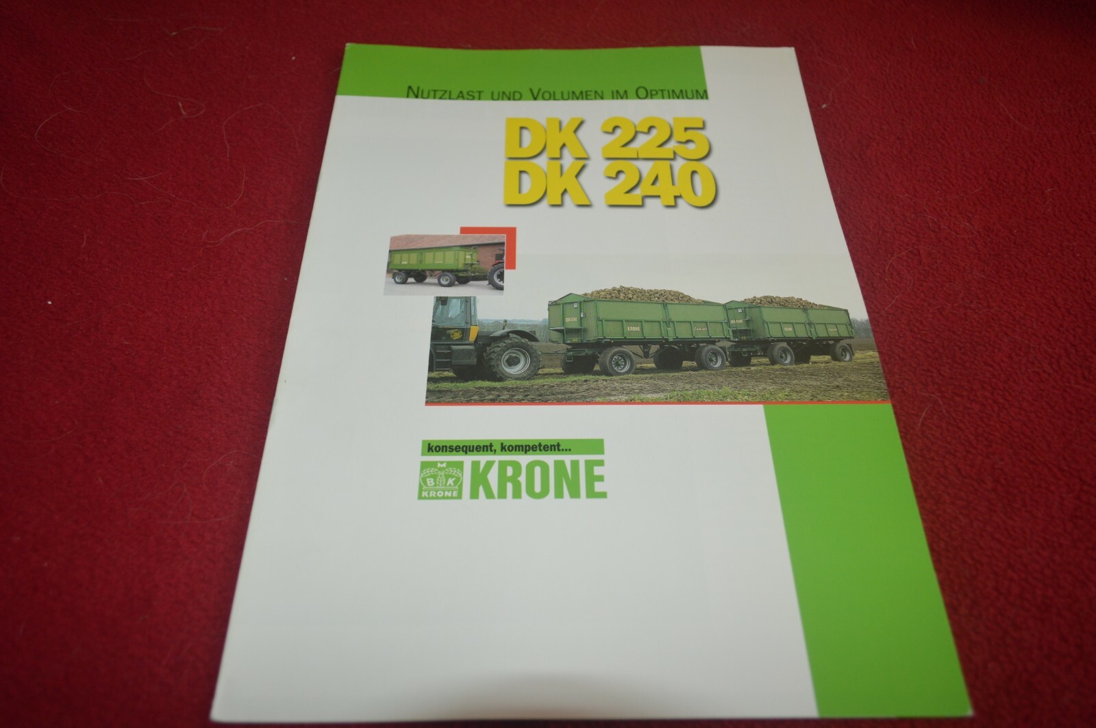 Krone DK 225 DK240 Wagon Dealer&rsquo;s Brochure FCCA