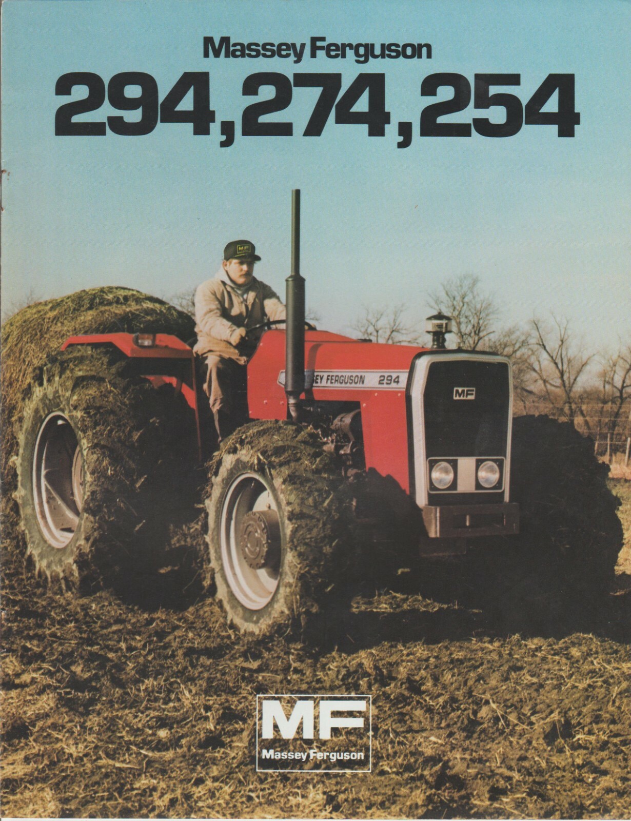 Massey Ferguson 294 – 274 – 254 Tractors Sales Brochure NOS (New Old Stock)