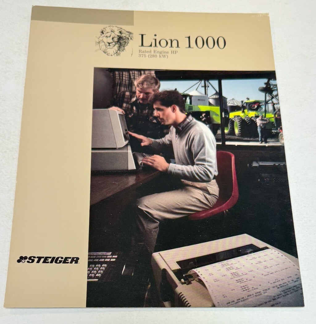 Steiger Lion 1000 Brochure Very Nice