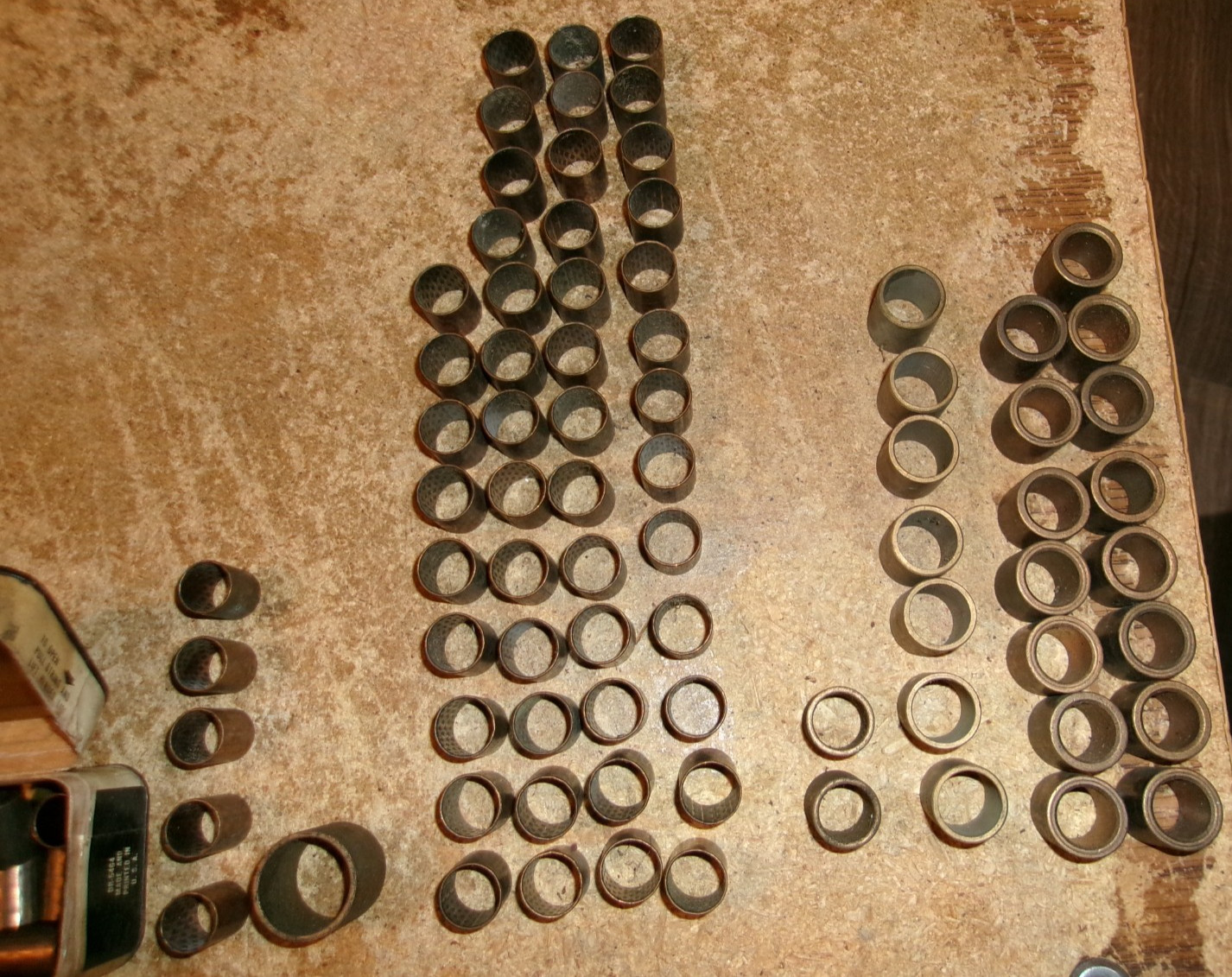 large lot delco-remy assorted size starter bushings new