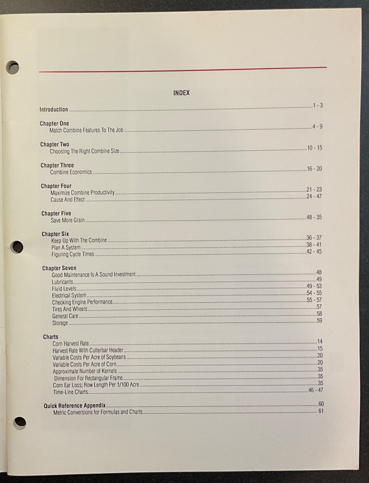 CASE-IH Salesman’s Brochure “A Guide to Harvesting Systems”. Rare Original. 1992