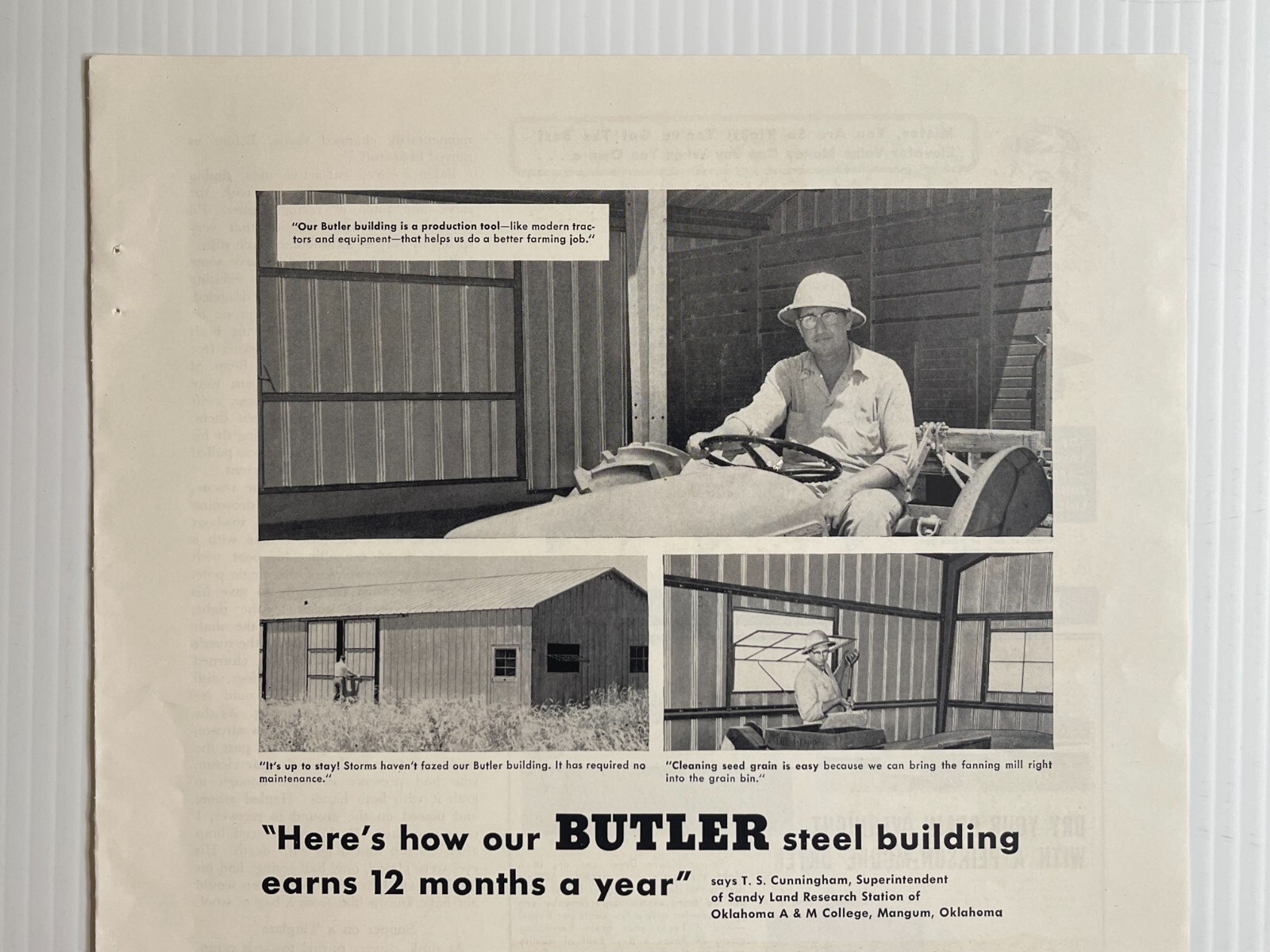 1950s Butler Steel Buildings – Original Print Advertisement (9.5in x 13in)