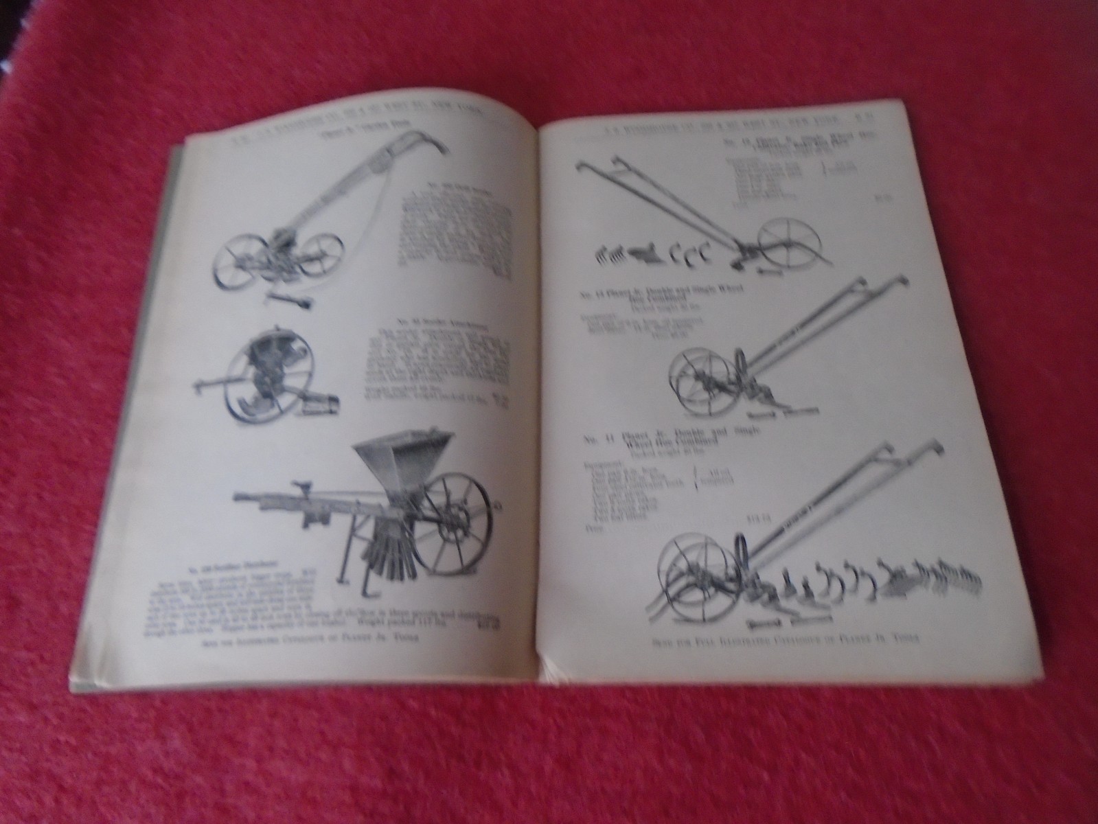 Scarce Vintage 1929 J S Woodhouse Agricultural Implements Machines Catalogue B