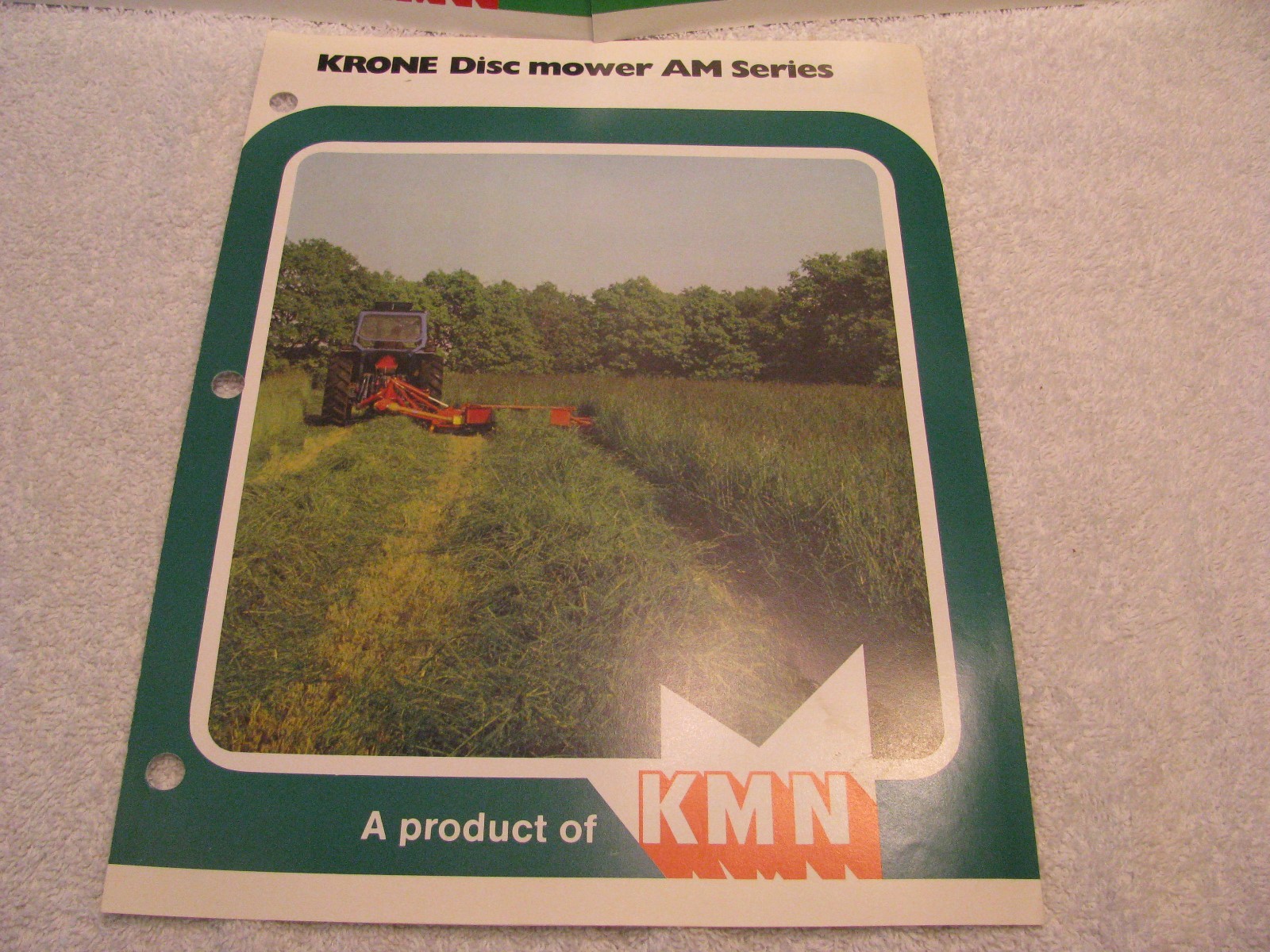 Three Early Krone Brochures Balers/Disc Mower