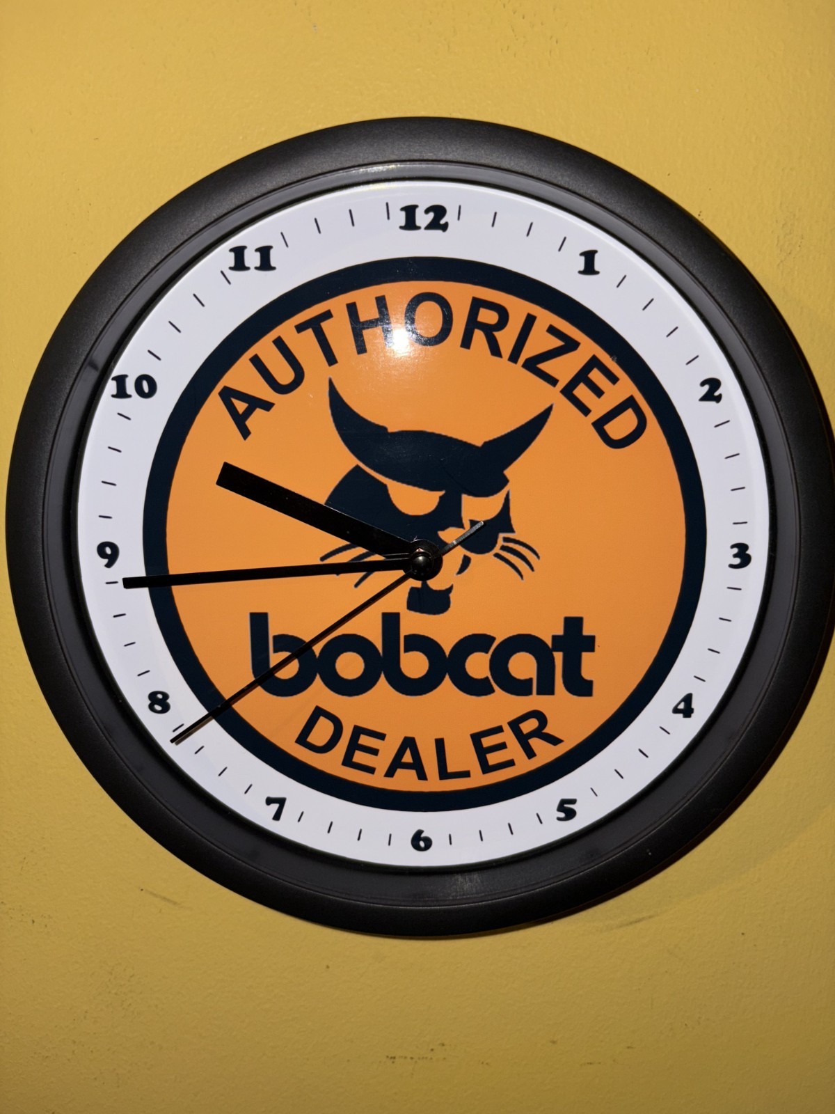 BOBCAT Skid Steer DEALER Farm tractor Garage wall clock