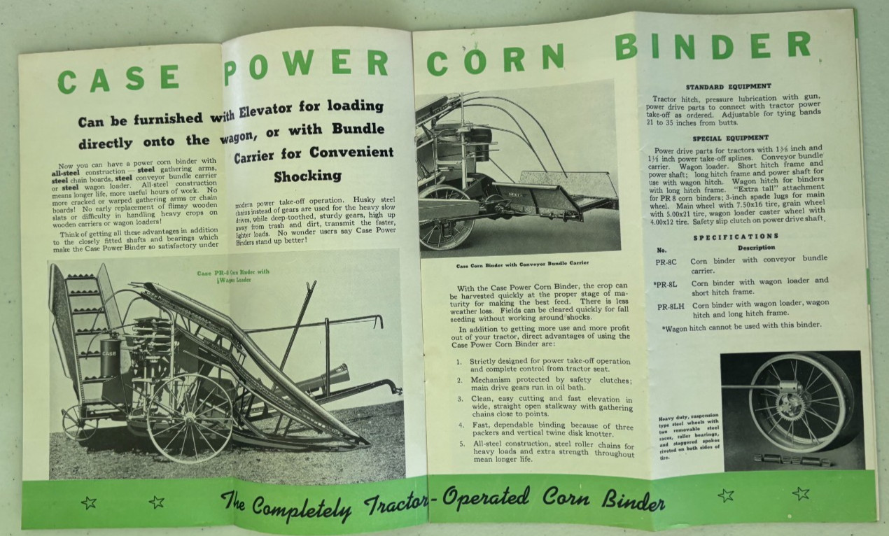 Case Corn Binders For 1946 Brochure DCPA26