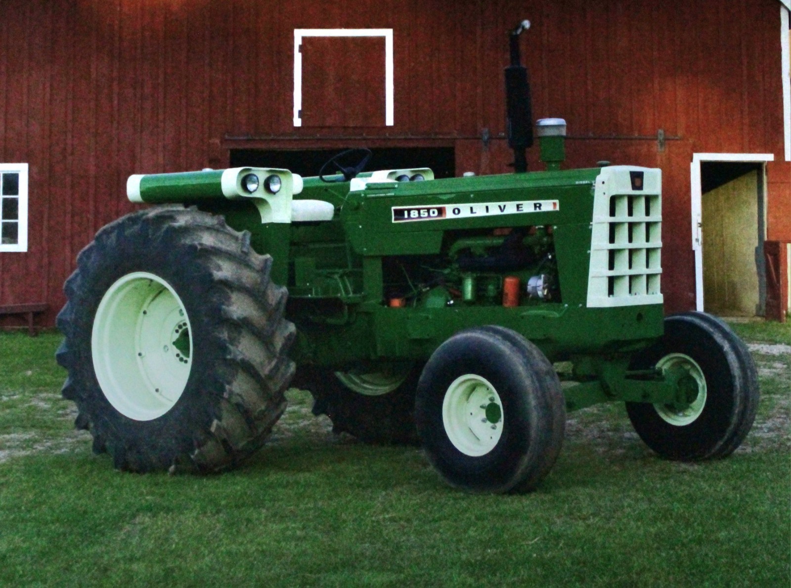 Oliver Tractor Vintage Picture Wall Art Country Barn Farm Original Decor