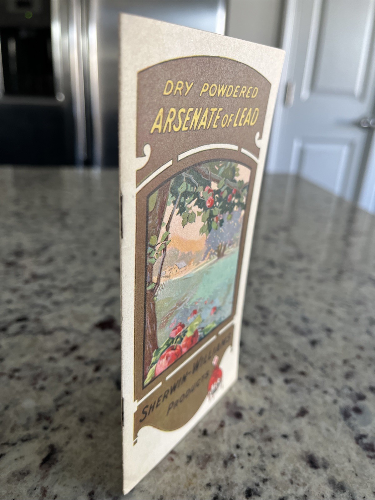 Vintage 1920 Sherwin Williams Arsenate Of Lead Pesticide Apple Orchard Brochure