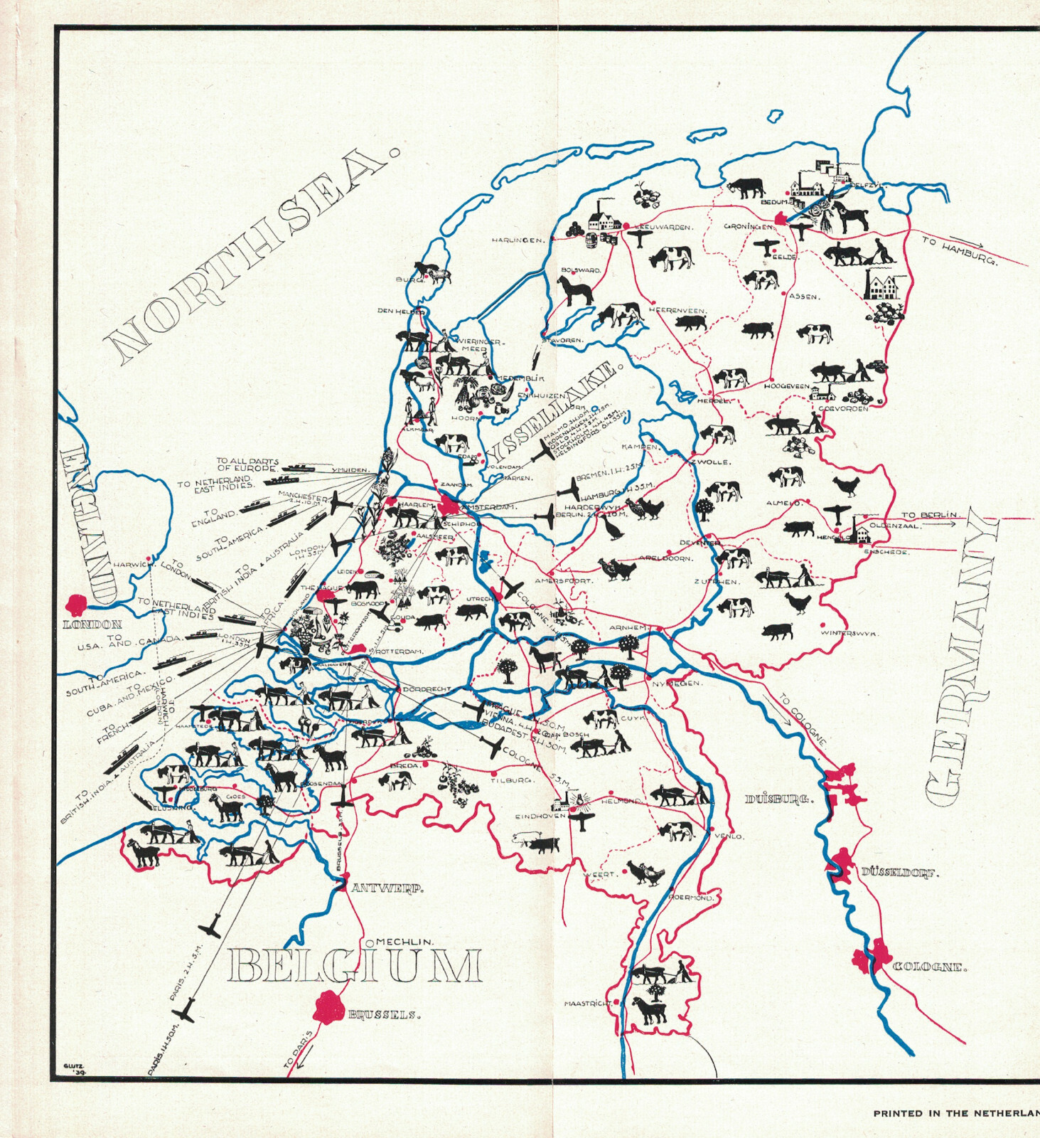 Some aspects of agriculture in the Netherlands. Brochure c1939