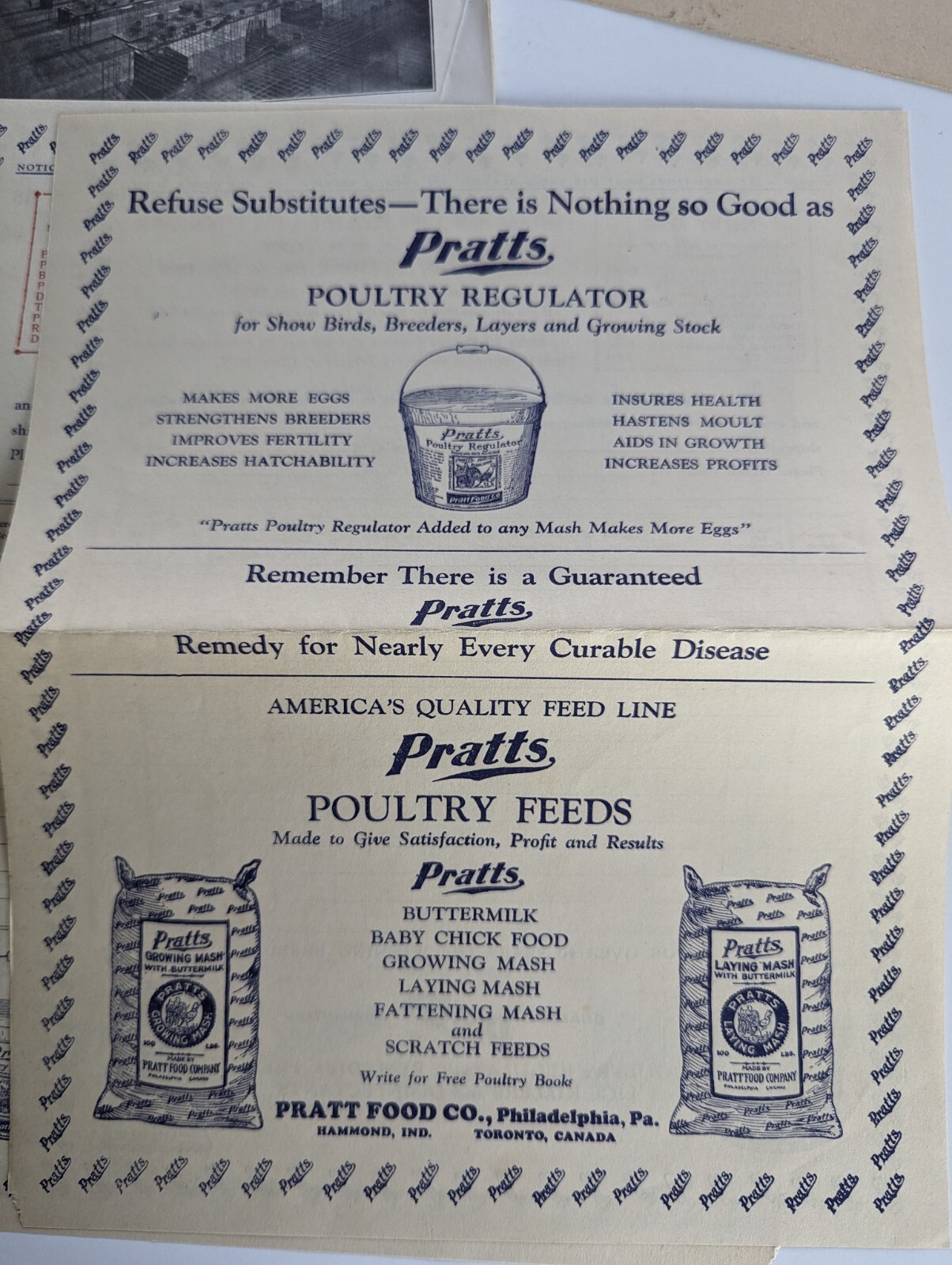 1928 Greater Utica NY Poultry Show Farm Advertising Book Entry Forms