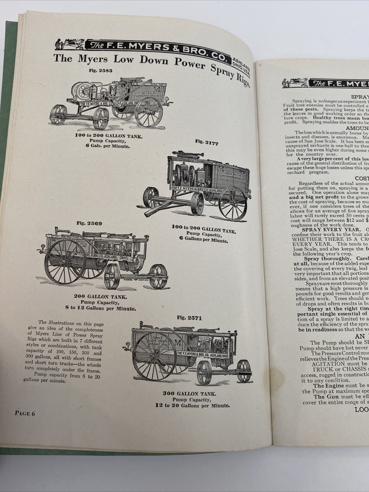 1931 Myers Power Spray Pumps PS.31 Catalog Lehigh Valley Supply Allentown Pa