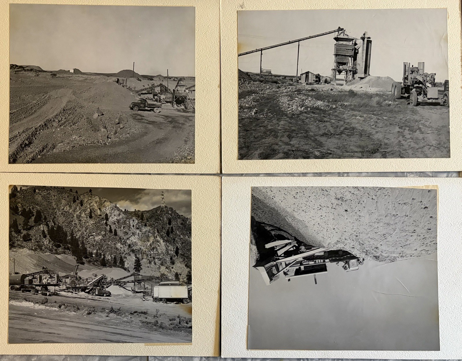 24 VINTAGE PHOTOS MINING INDUSTRIAL SITE MANITOWOC CATERPILLAR EQUIPMENT AT WORK