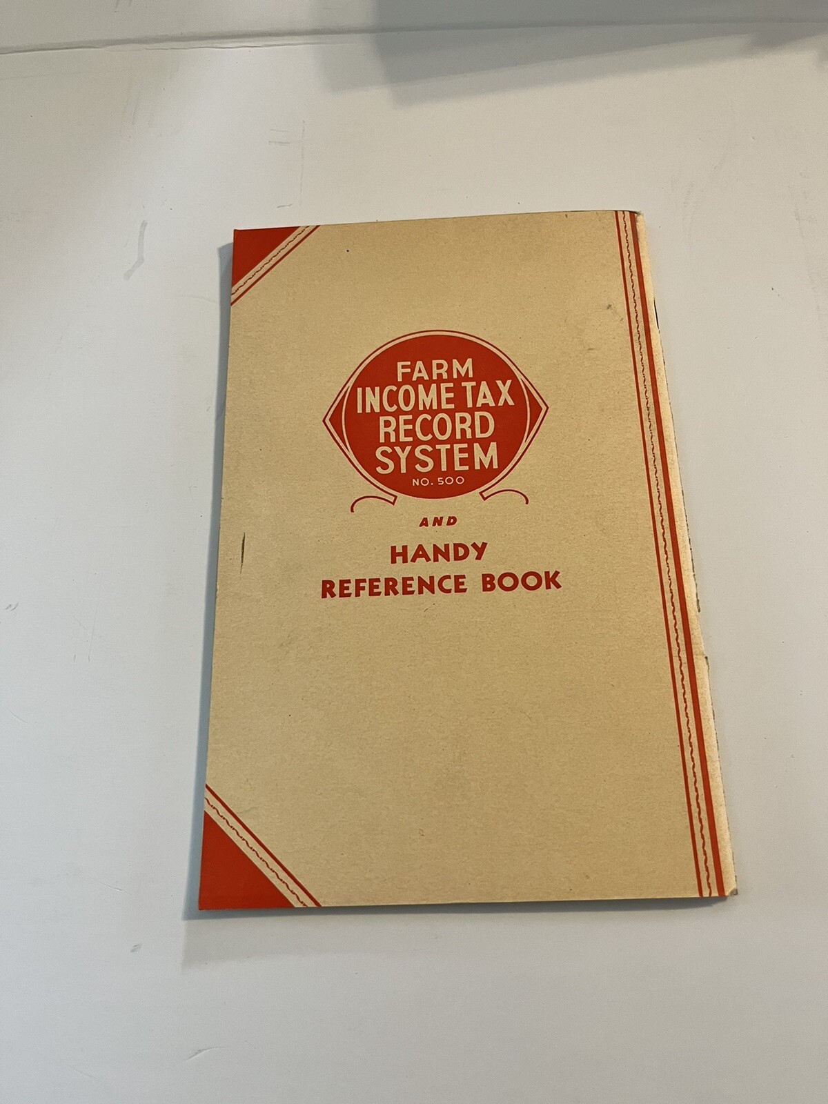 Farm Income Tax Record System No 500 Handy Reference Book Copyright 1943