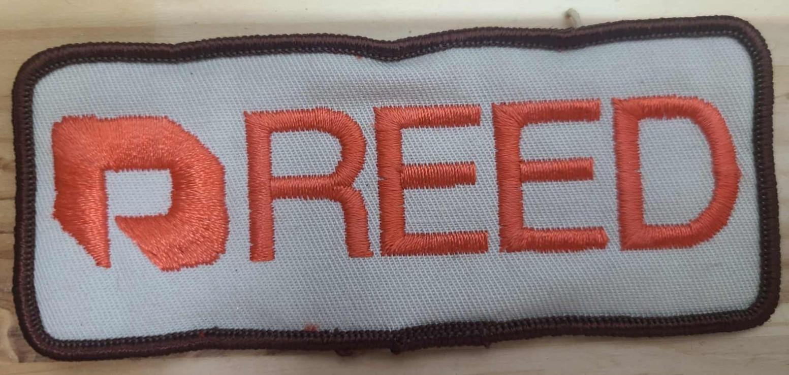 Vintage REED Embroidered Patch – Sew or Iron-On Badge