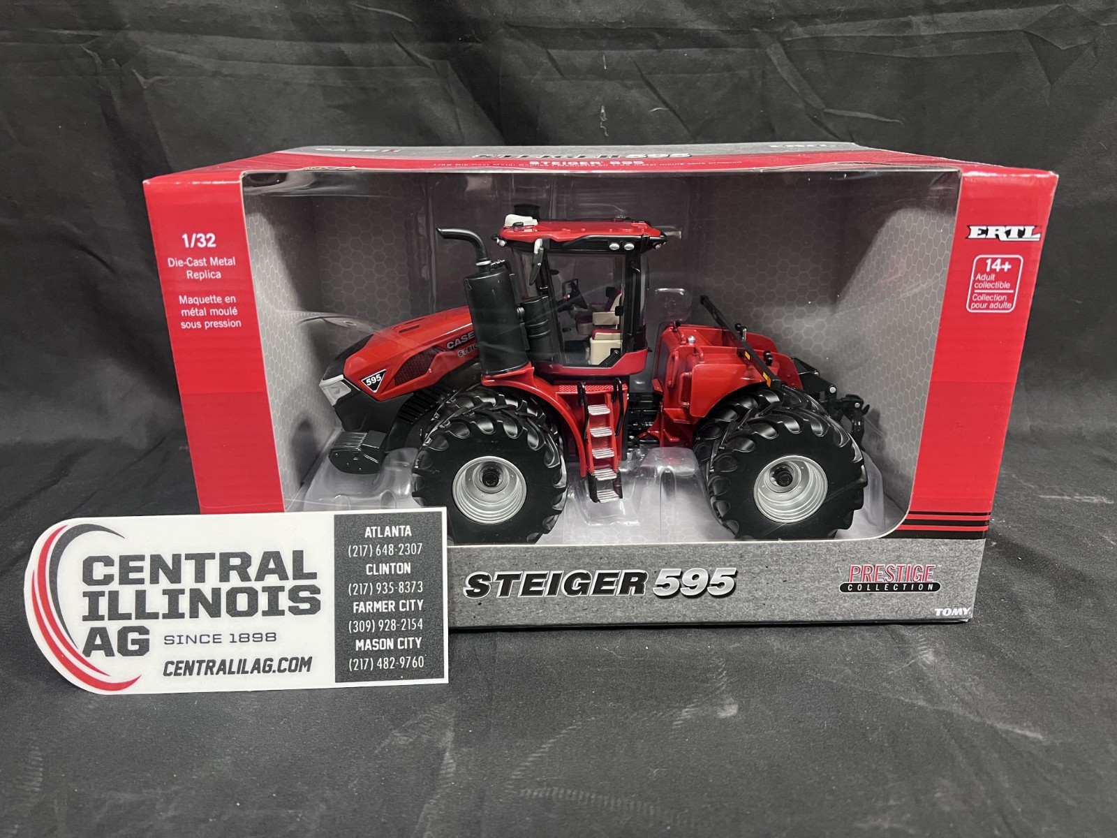 CASE IH STEIGER 595 1/32 SCALE DIE-CAST METAL REPLICA ZFN44362