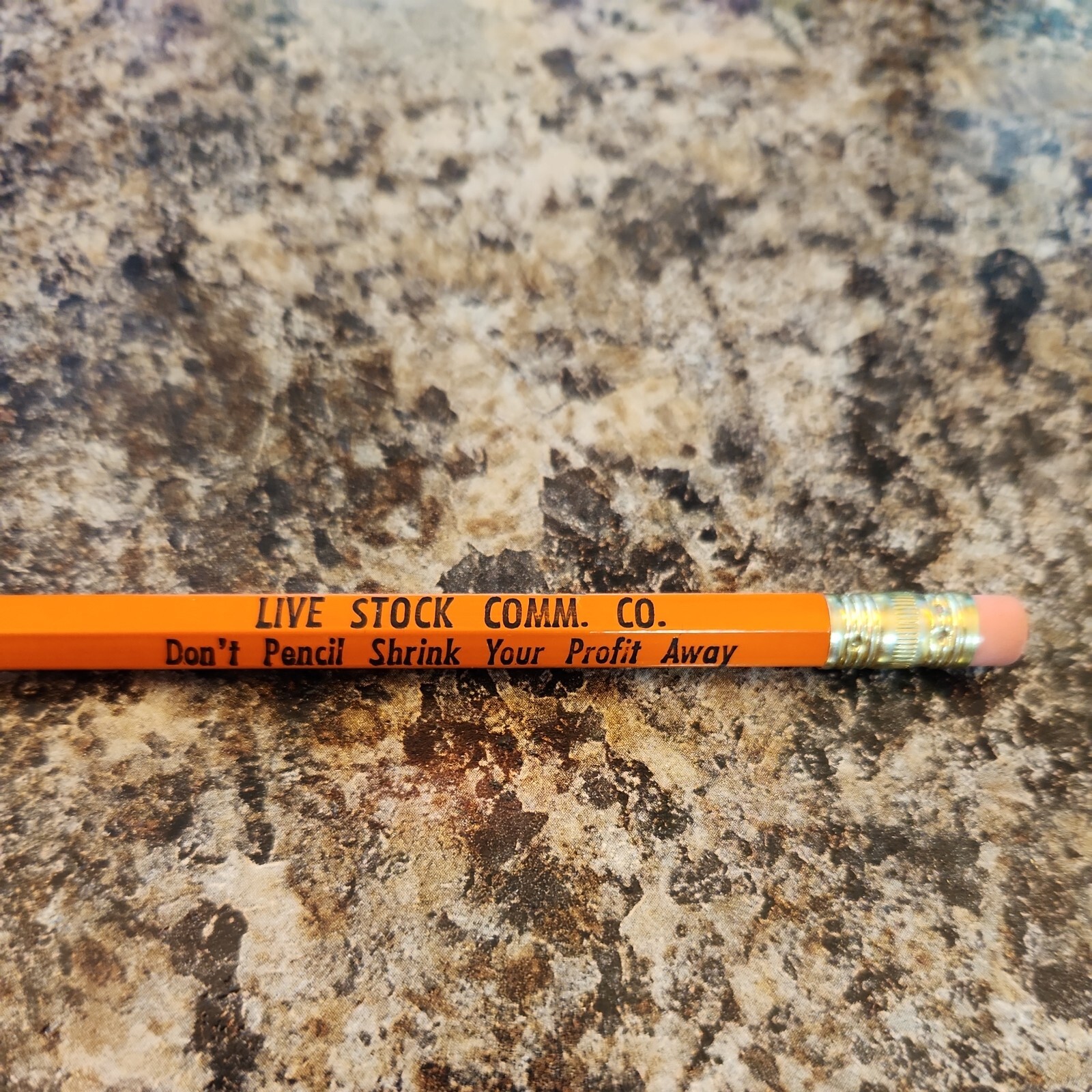 Vintage Siouxland Live Stock Commission Sioux City Iowa Stockyards Pencil