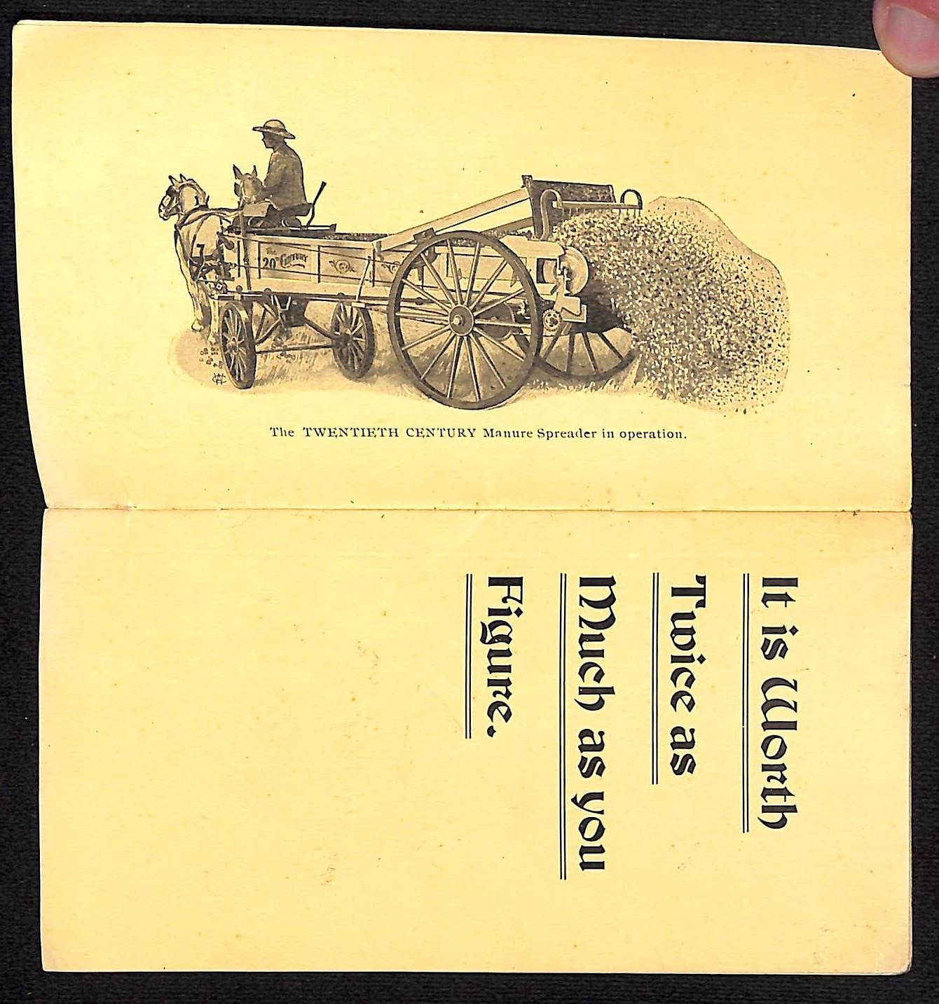 J.S. Kemp Mfg Co « ..Money in the Manure.. » Catalog / Brochure c1905-10 Scarce