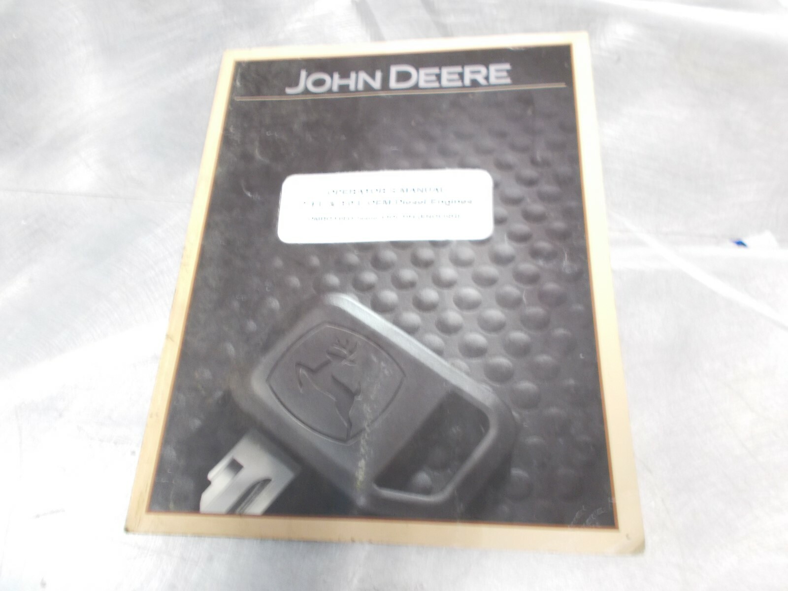 John Deere Operator&rsquo;s Manual 2.4 L & 3.0 L OEM Diesel Engine